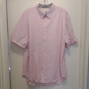 Fundamental Coast Men's Pink Button Up Shirt (J435)